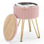 Repose-pieds rond en velours plissé avec rangement-1026732529-1026732534
