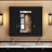 Modern Black Wall Mounted Mirror Cabinet For Bathroom, 5 Adjustable Shelves, High - Definition Mirror, Exquisite Design, Multiple Storage Bathroom With 3 Doors, Style, Quality , Easy To Assemble-1031059248