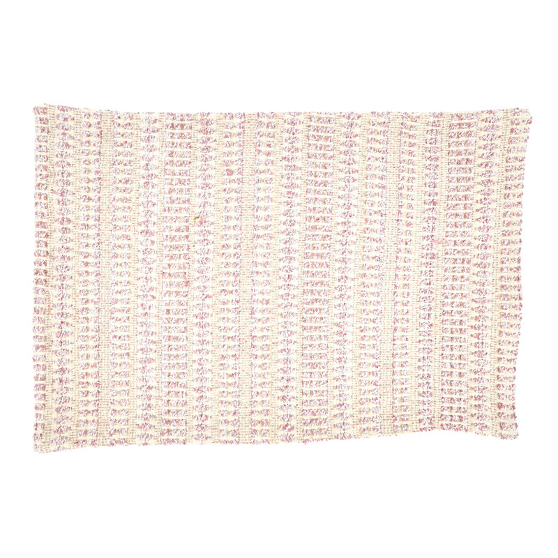 Celeste Collection Striped Rectangle Placemat, Pink