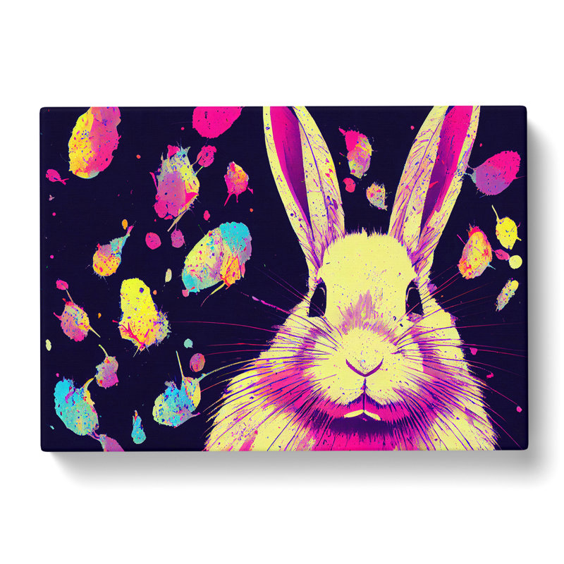 Rabbit Splash Vol.1 Abstract - Wrapped Canvas
