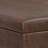 Owen 40"W Upholstered Mid-Century Modern Square Lift-Top Ottoman with Ample Storage-121351387
