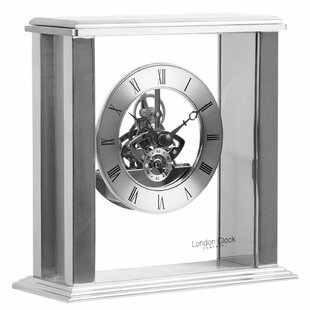 Simple Frame Skeleton Mantel Clock
