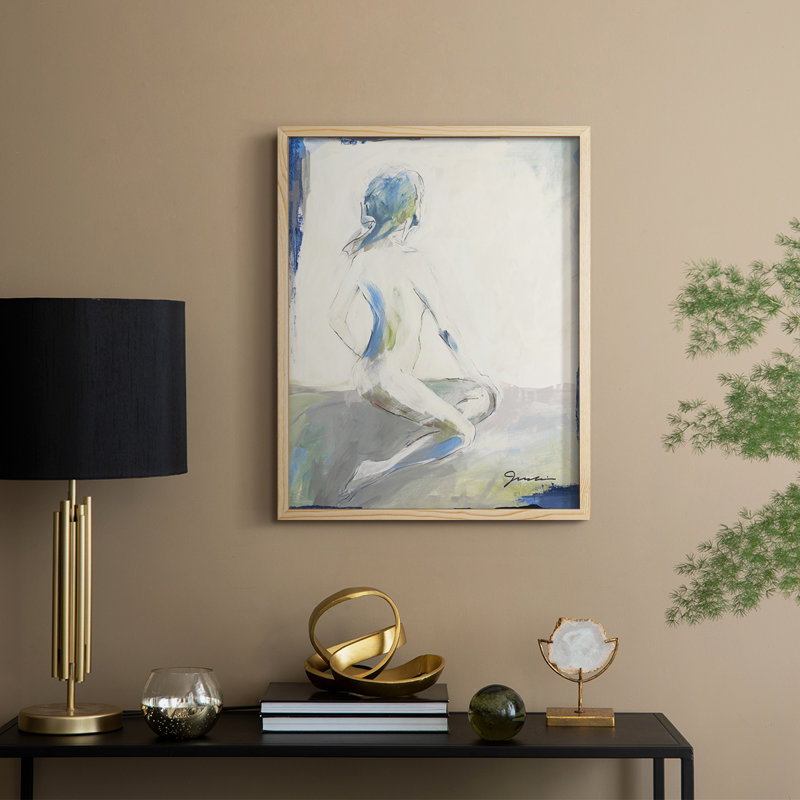Reproduction encadrée "Image parfaite" - bois massif, Naturel, H 11 po x l 9 po