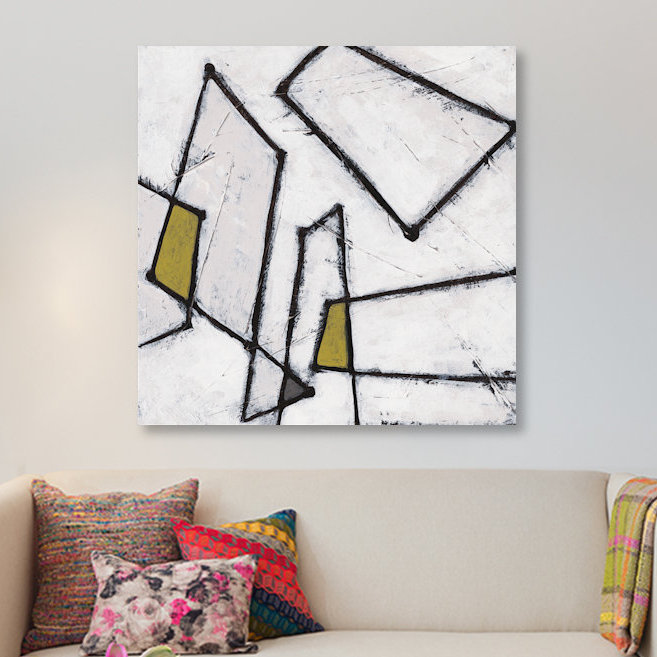 Impression sur toile, H 26 po x l 26 po x P 1,5 po, Toile tendue, Pas de tapis