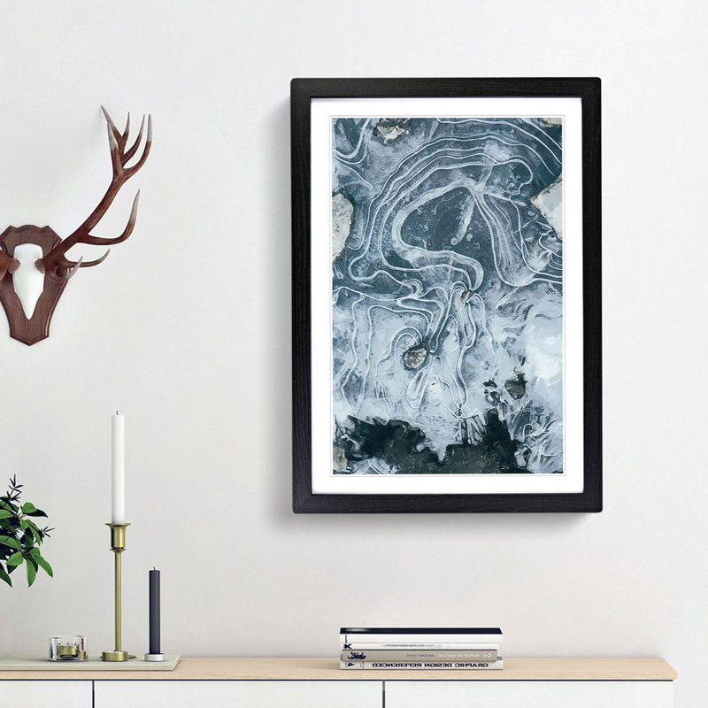 Falling into You - Picture Frame Graphic Art Print, Black, 91cm H x 60cm W x 2cm D