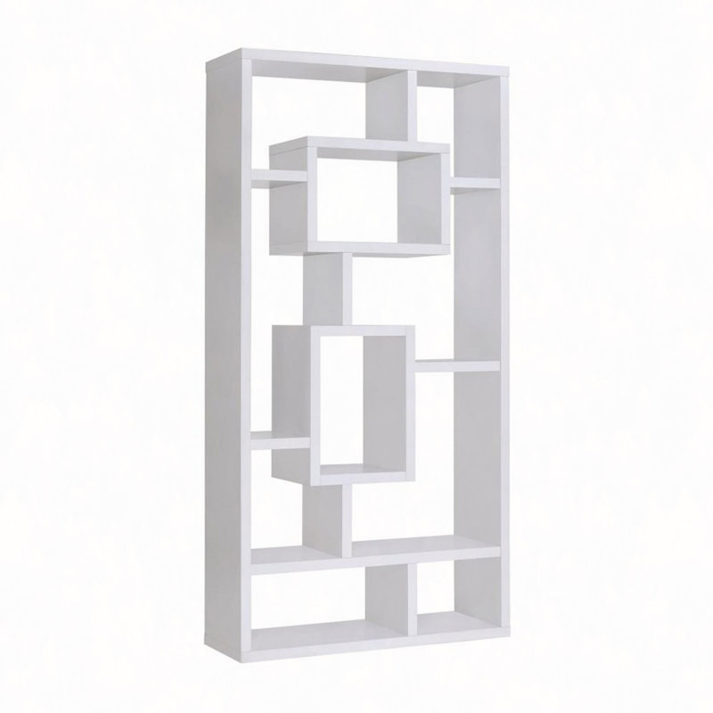 Bibliothèque rectangulaire à 10 tablettes