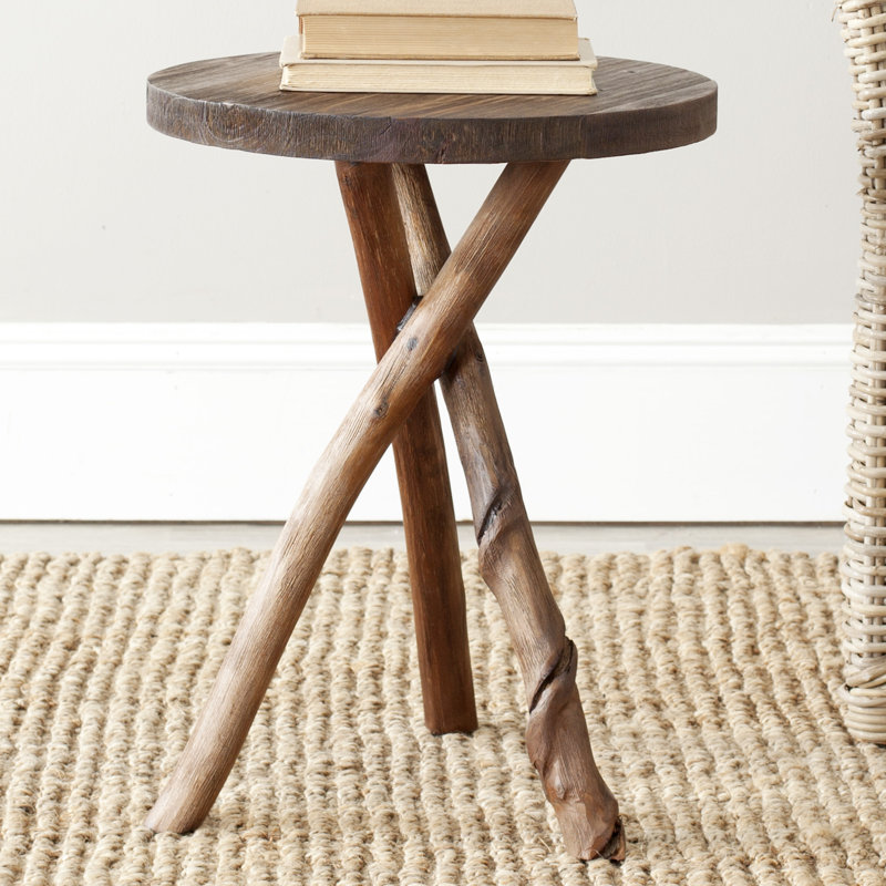 Table de bout Diodato, Brun clair