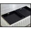 Banc de rangement en velours Joshan