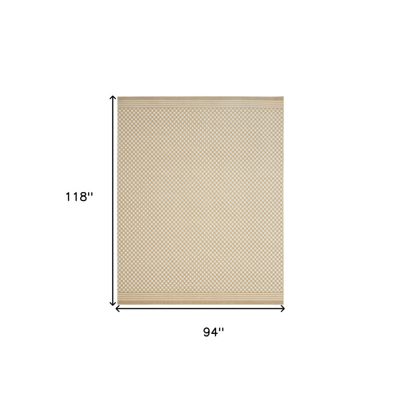 Tapis brun clair 8 'x 10'