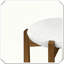 Ensemble de 4 tabourets de bar rembourrés en bois à finition noyer foncé Pratique, polyvalent, durable, compact et fonctionnel-121321836