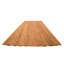 Panneau mural en bois massif 5 1/8 po x 46 1/2 po x 3/16 po-51571991