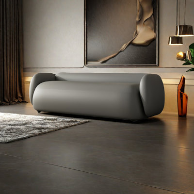 Modern Minimalist End-of-Bed Bench Leather Match Upholstered Bench