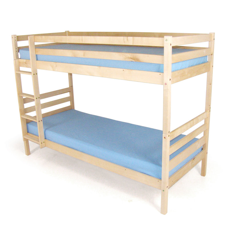 Hartholz Eckert Bunk Bed, European Toddler (80 x 160cm)
