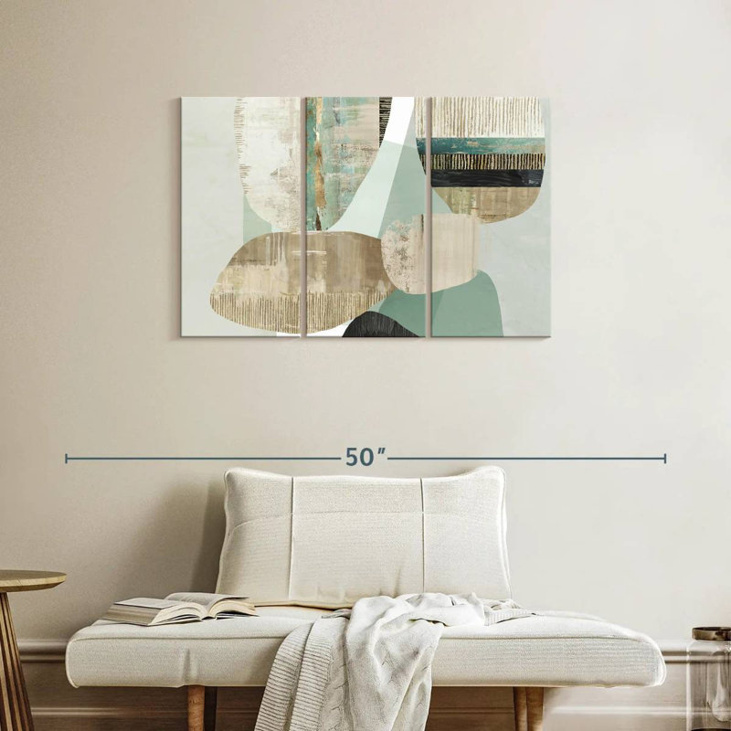 Avery Mixed Celadon, 24" H x 38" W