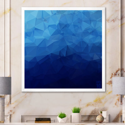 Abstrait géométrique de triangles - sur