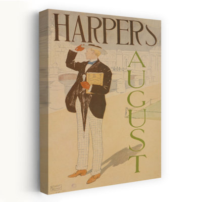 Harpers August - impression à la demande classique, art rétro classique