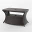 Tabouret pivotant en fonte d'aluminium