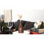 Vase de table en bois brun Aleshya