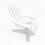 Chaise Adirondack pour enfants en bois massif - blanc-1664502163