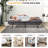 Unia Twin 71'' Convertible Futon Sofa-730439346