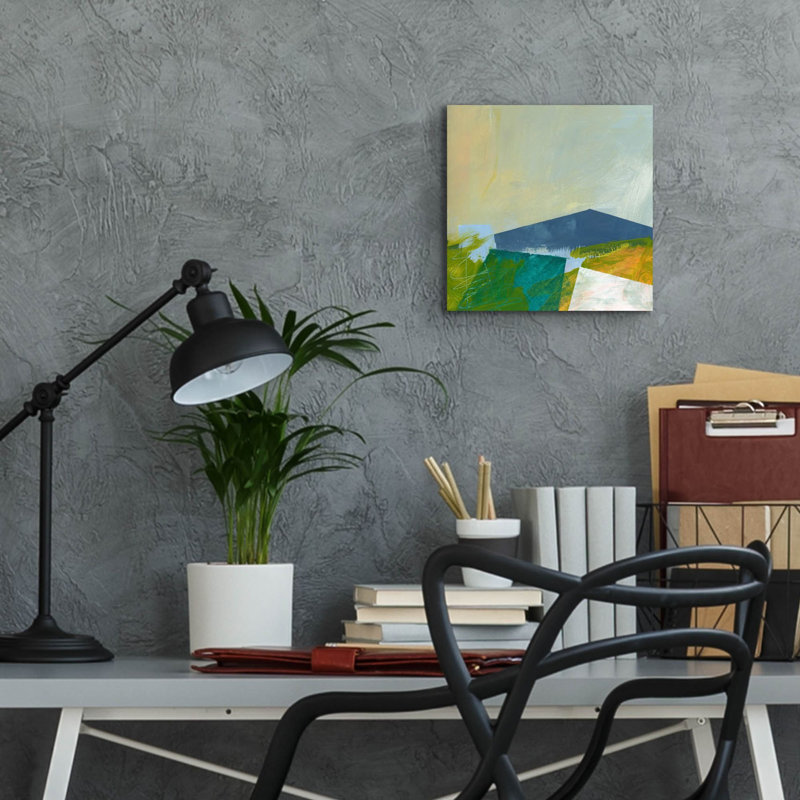 «Vaguely Familiar» par Jan Weiss, art mural en verre acrylique, H 12 po x l 12 po x P 0,13 po