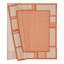Tapis orange à motif géométrique Kazen-1140208274