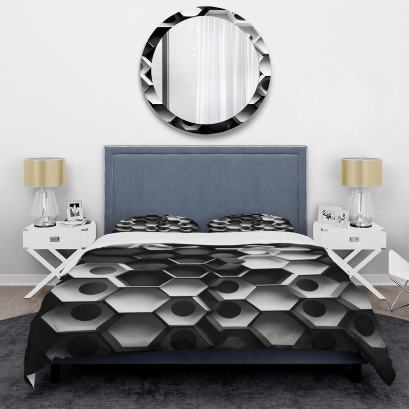 Ensemble de housse de couette en microfibre / polyester , Housse de couette pour très grand lit et 2 très