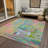 Machine Washable Indoor/Outdoor Christain ACN1342 Pink Rug-109532996