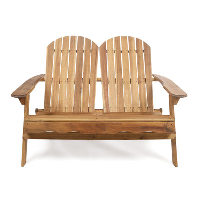 Dewitt Adirondack Wooden Garden Bench by Union Rustic