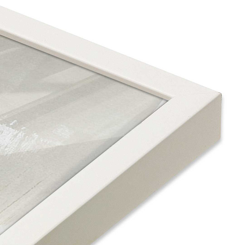 «Taupe Shimmer I» par June Erica Vess, reproduction d'art, H 20 po x l 20 po, Blanc