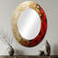 Miroir mural moderne doré-1134360138