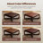 24" Wide Faux Leather Upholstered Square Ottoman-574127188
