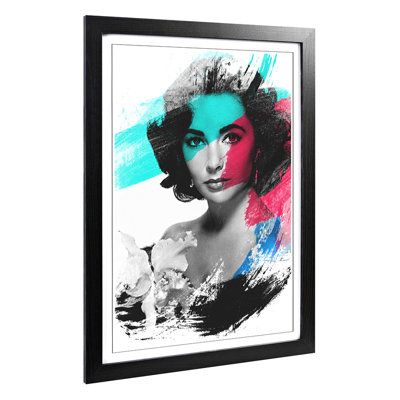 Elizabeth Taylor Framed Art - Framed Print