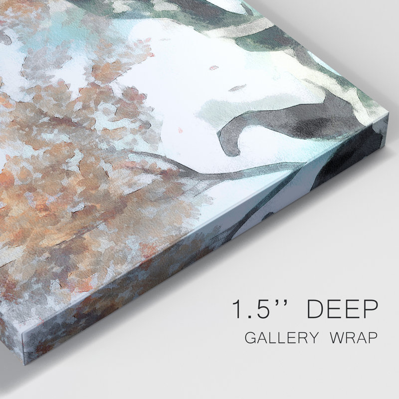 Autumn Tree Abstract Canvas Wall Art