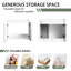 Base de meuble-lavabo mural simple 24 po avec portes à fermeture douce-126046591