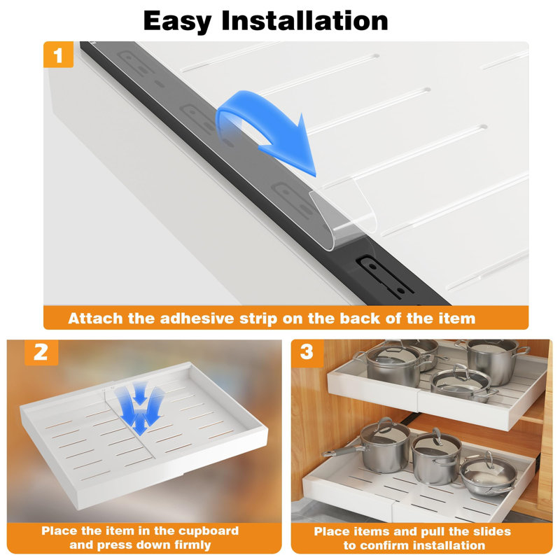 Avallone Adjustable Pull Out Drawer