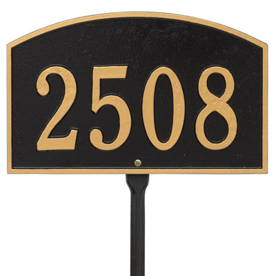 Legacy 1-Line Lawn Address Sign