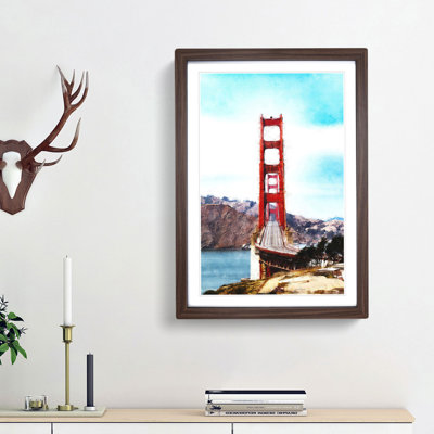 Golden Gate Bridge - Picture Frame Painting Print