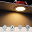 4" 5CCT Fire Rated LED Recessed Lights, Deep Baffle Recessed Light, 12W, 850lm, CRI90