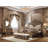 Wood Arch Mirror in Brown