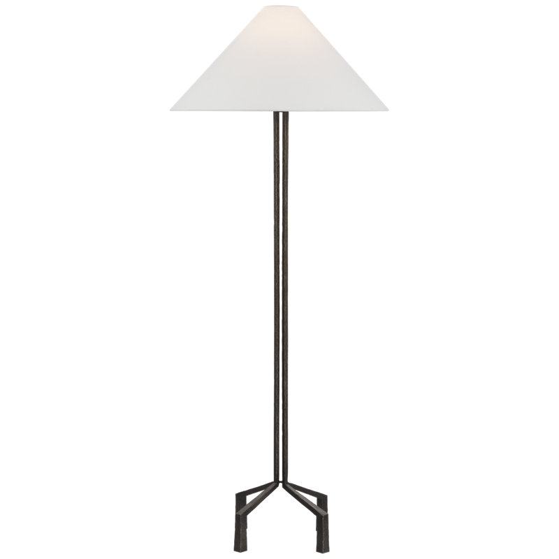 Clifford Floor Lamp, Aged Iron