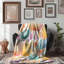 Motifs de citrouille - couverture Sherpa de qualité supérieure 1 pièce-101262986
