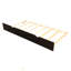 Lit plateforme avec lit gigogne simple, structure de taille simple