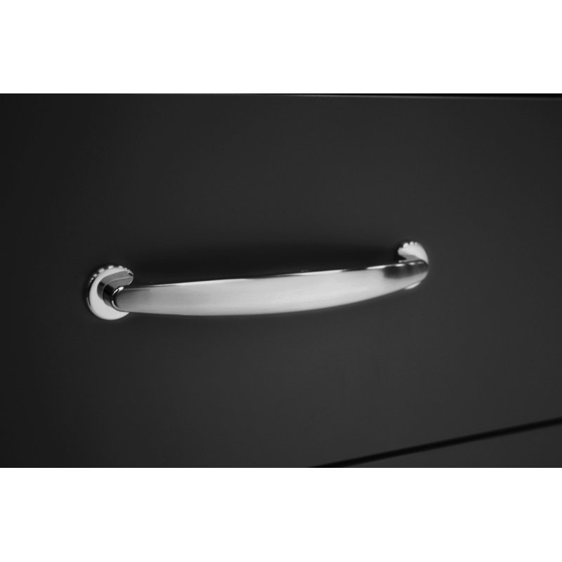 Commode 4 tiroirs Malibu, Noir