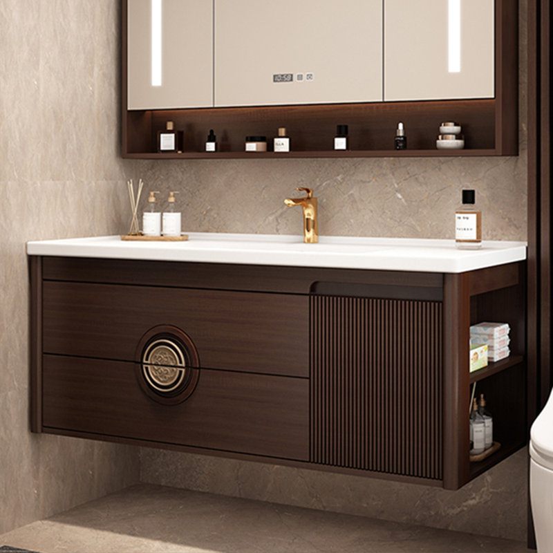 Armoire de salle de bain luxueuse rétro de style chinois
