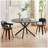 Ellierose Round Unfinished Metal Base Dining Table-1892054890-1892054891