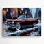 «Transport Classic convertibles», art mural en métal mauve-273672756