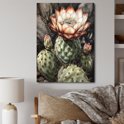 " Blossoming Cactus Flower I "