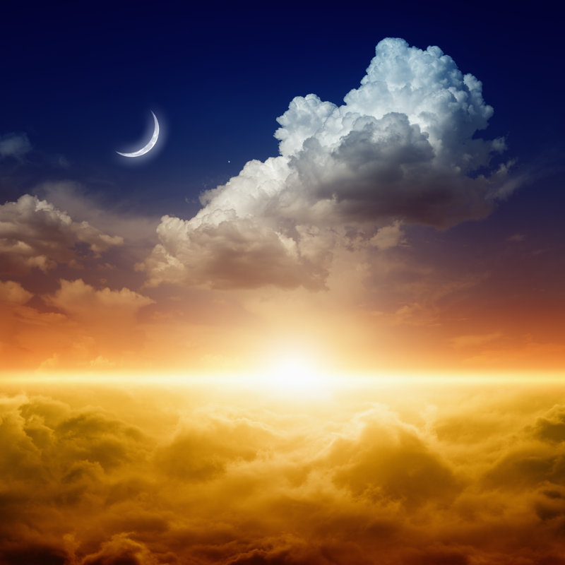 «Beautiful Sunset» par ig0Rzh - reproduction d'art sur toile tendue, L 12 po x H 12 po