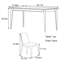 Ensemble de table d'appoint moderne et luxueux-110959949